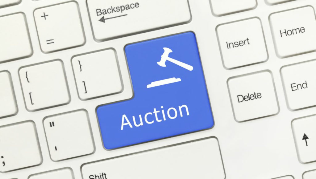 online auction or advertising