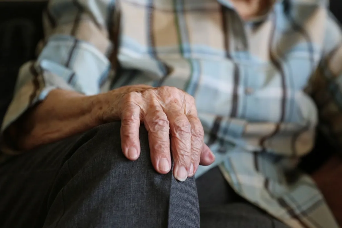 A parents hand